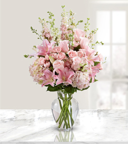 Subtle Pink Bouquet, Luxury Collection